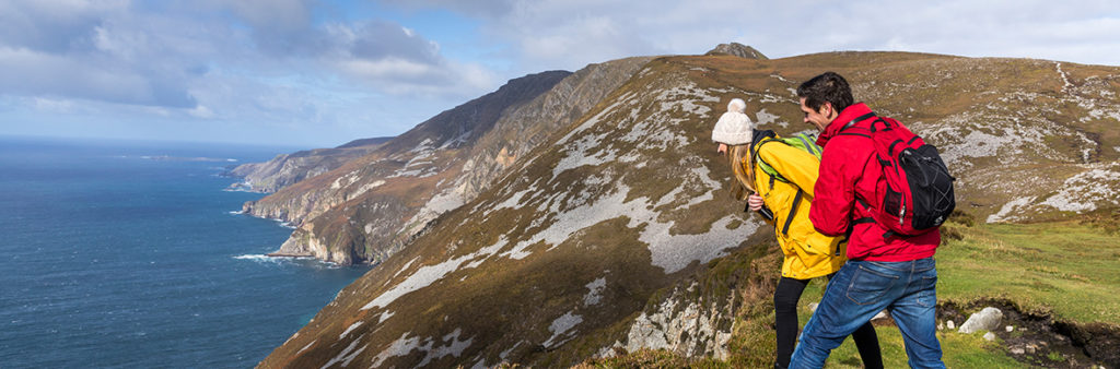 Las vistas al Oceáno Atlántico desde los acantilados de Slieve League son espectaculares. Autor: Turismo de Irlanda