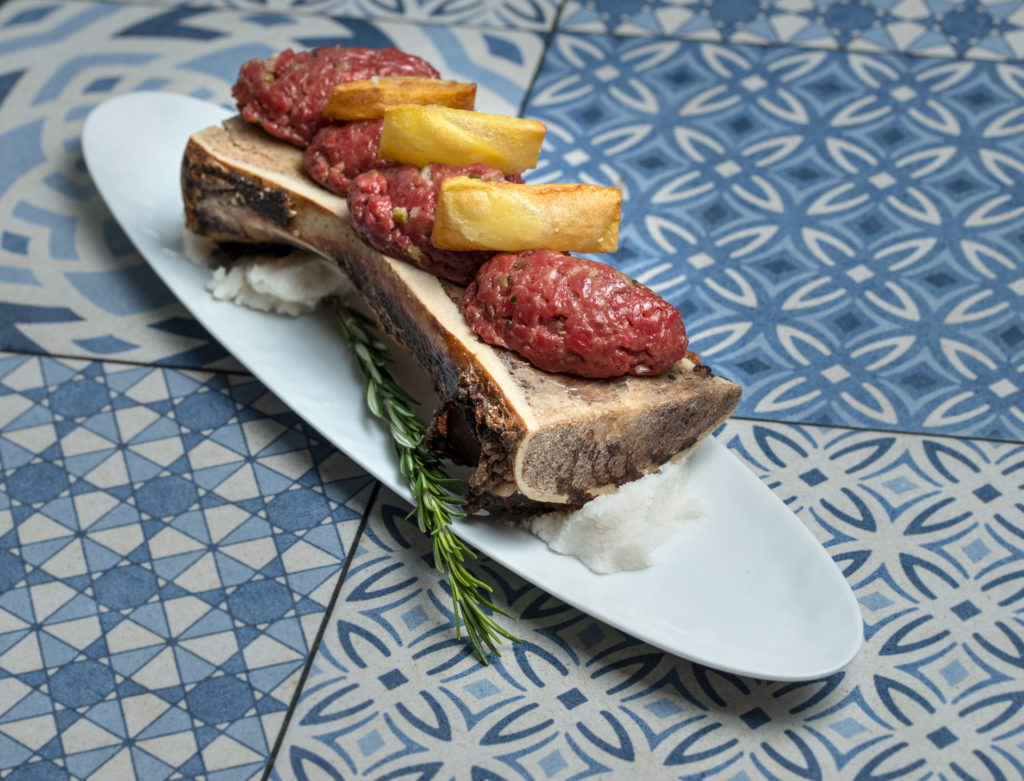 Steak tartar de tuétano