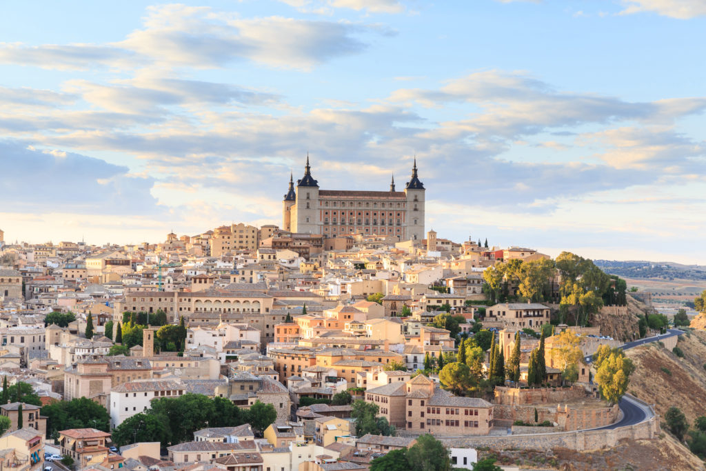 Vista de Toledo y el Alcázar.