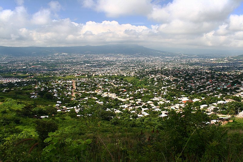 Vista de Tuxtla Gutiérrez (capital de Chiapas, México)