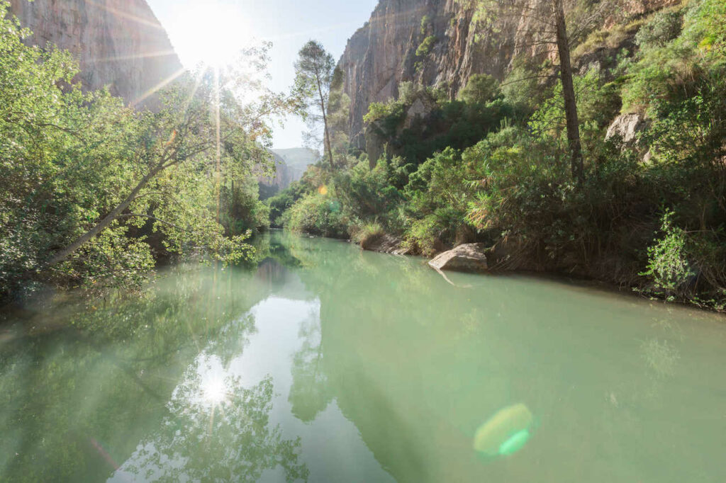 Río Turia a la altura de Chulilla