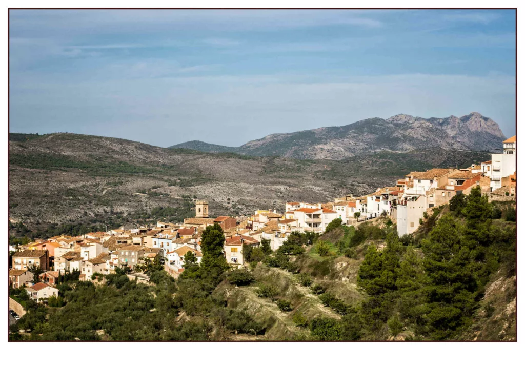 Vista de Agres (Alicante). GVA.