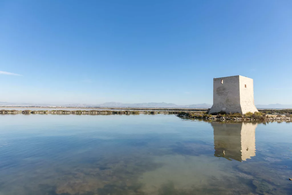 Parque Natural de las Salinas de Santa Pola, Bajo Vinalopó (Alicante). GVA.