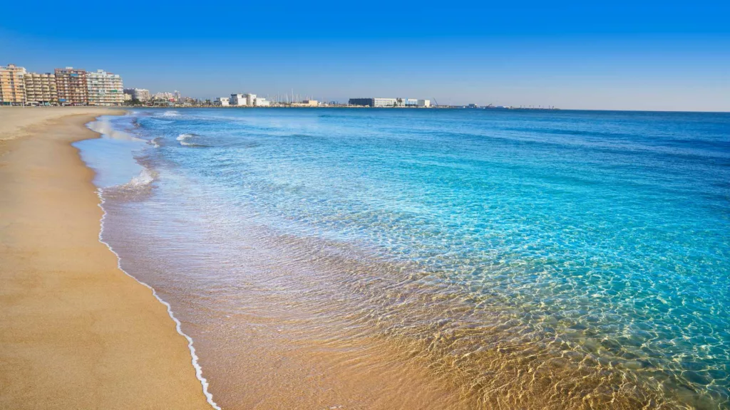 Playa espectacular en Santa Pola (Alicante). GVA.